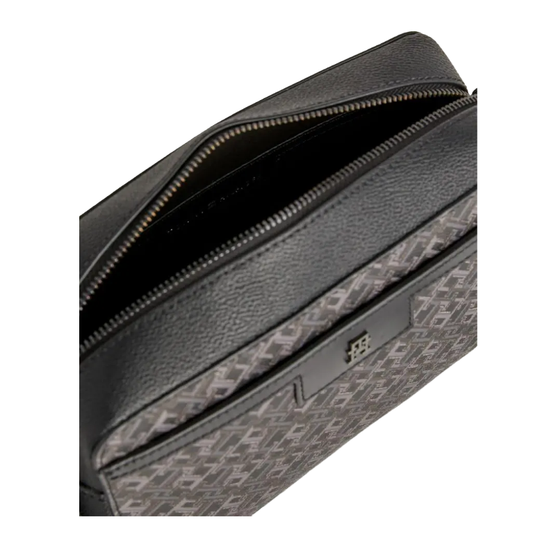 Tommy Hilfiger TH Men's Monogram Black Camera Bag