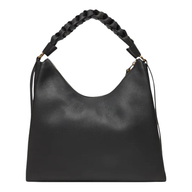 Coccinelle Womens Boheme Grana Double Leather Handbag Black E1M50130201