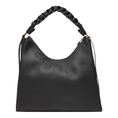 Coccinelle Womens Boheme Grana Double Leather Handbag Black E1M50130201