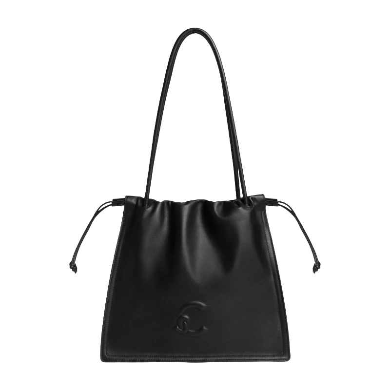 Coccinelle Dulse Leather Handbag Black