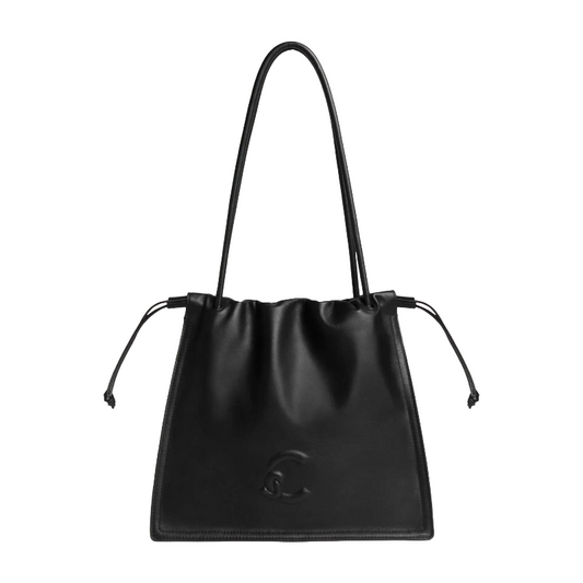 Coccinelle Dulse Leather Handbag Black
