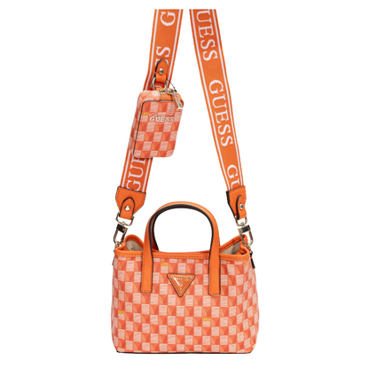 Guess G Wave Mini Crossbody Handbag Orange