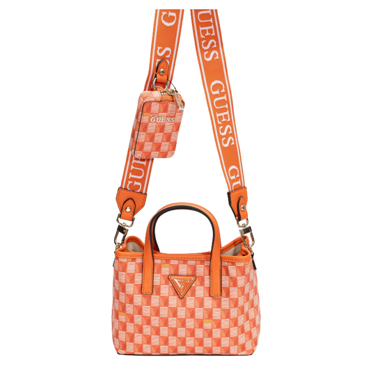 Guess G Wave Mini Crossbody Handbag Orange