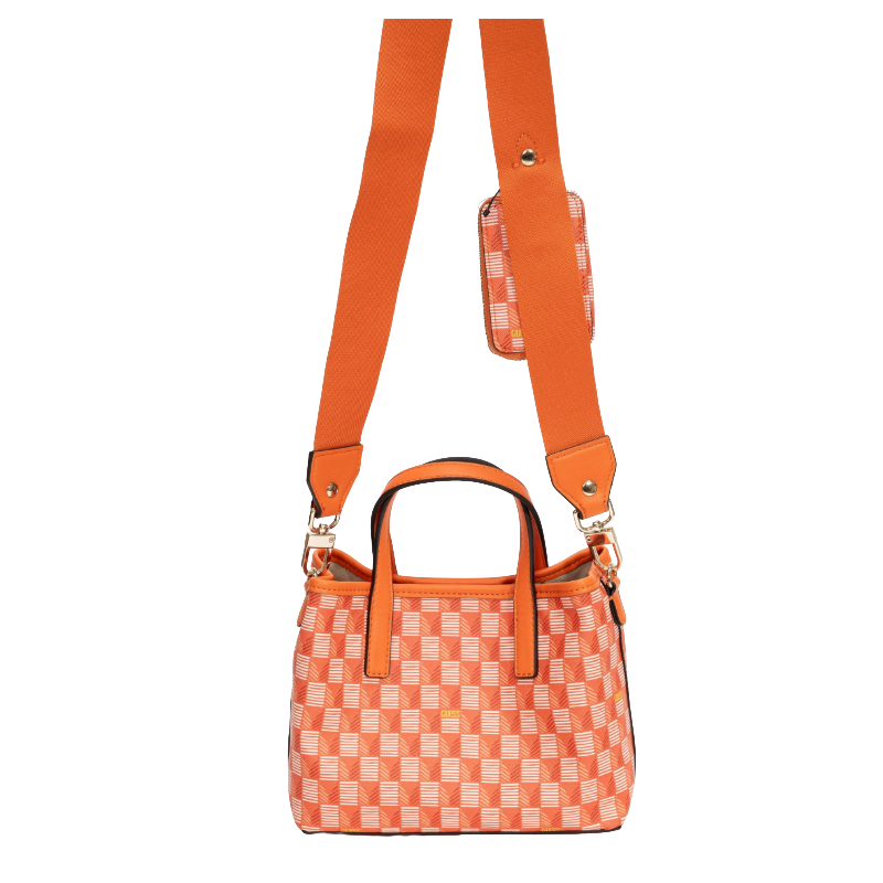 Guess G Wave Mini Crossbody Handbag Orange