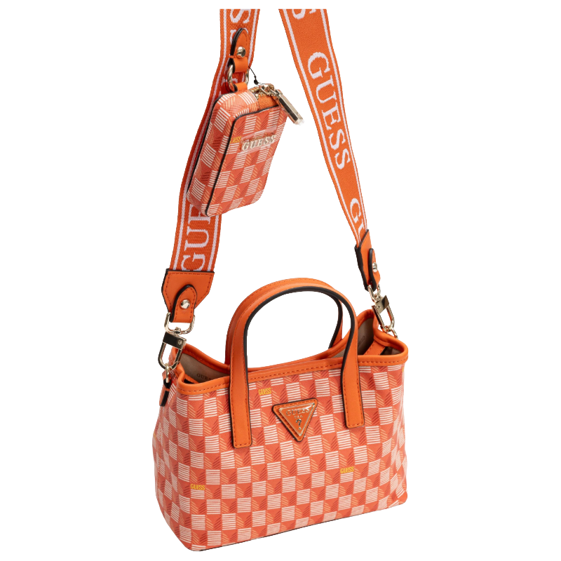 Guess G Wave Mini Crossbody Handbag Orange