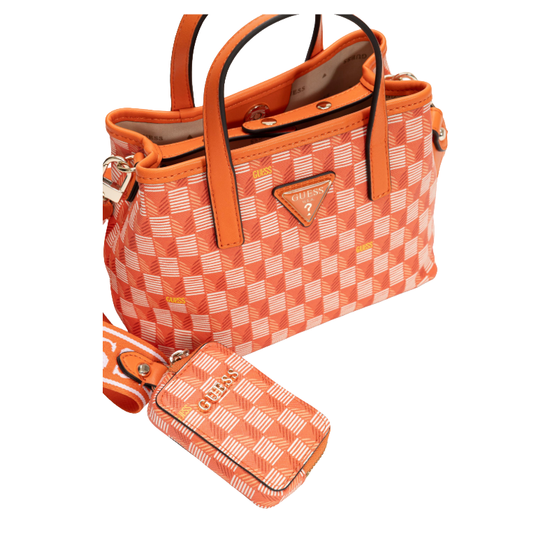 Guess G Wave Mini Crossbody Handbag Orange