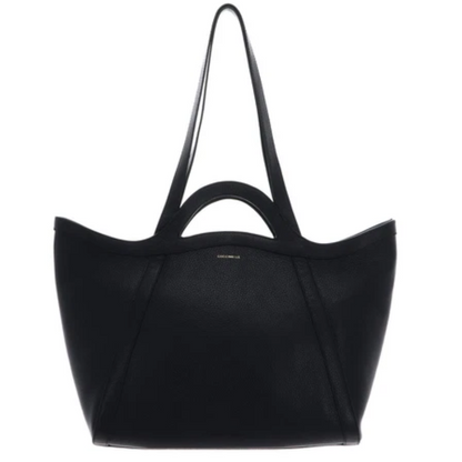Coccinelle Womens Amalia Grained Leather Tote Bag Black E1S9P110101