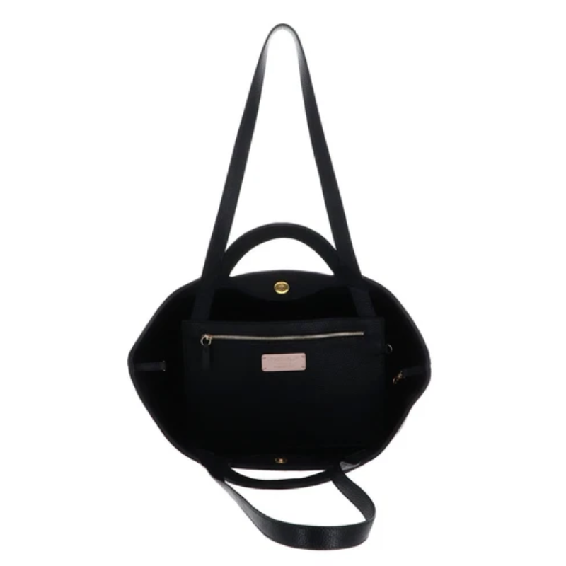 Coccinelle Womens Amalia Grained Leather Tote Bag Black E1S9P110101