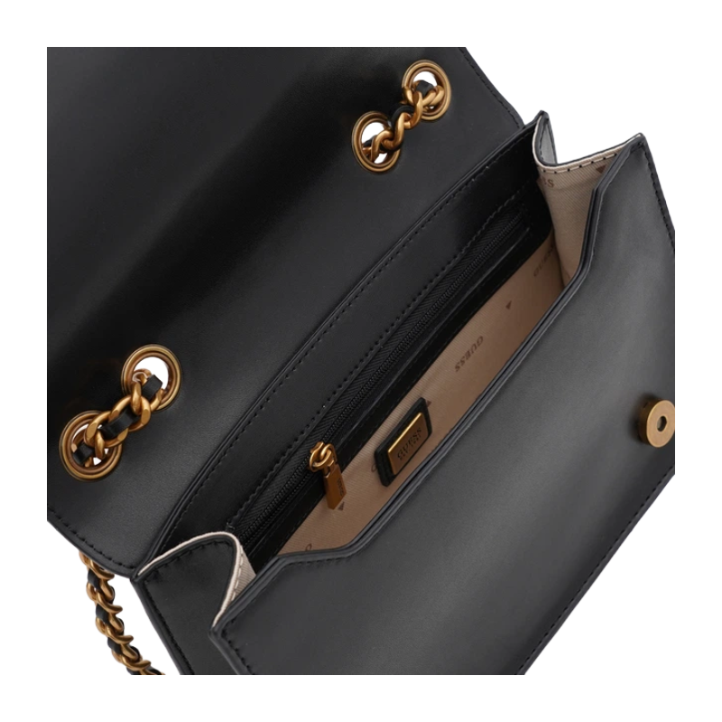 Guess Womens Izzy Crossbody Bag Black VB865421