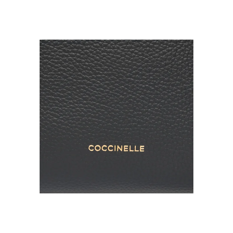 Coccinelle Women's Handbag Boheme Gran Double Noir 100% Cowhide