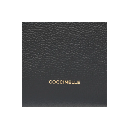 Coccinelle Women's Handbag Boheme Gran Double Noir 100% Cowhide