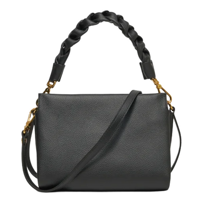 Coccinelle Women's Handbag Boheme Gran Double Noir 100% Cowhide