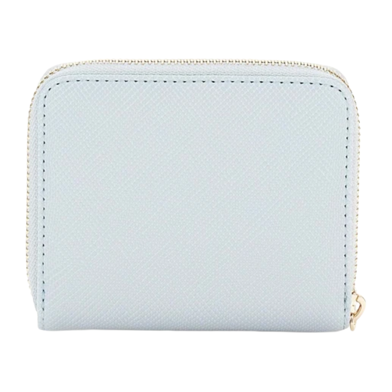 Guess Laurel II Women's Small Zip Around Purse Misty Blue