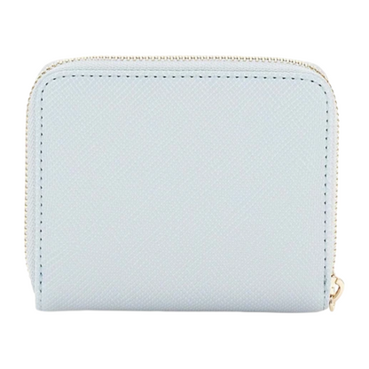 Guess Laurel II Women's Small Zip Around Purse Misty Blue