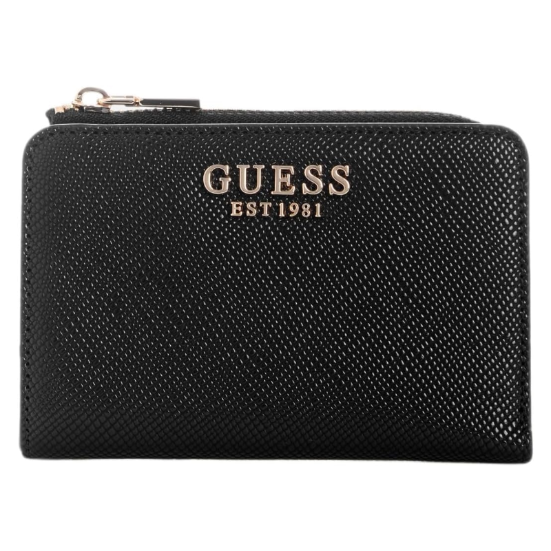 Guess Laurel II Women's Zip Around Purse Black ZG7459156
