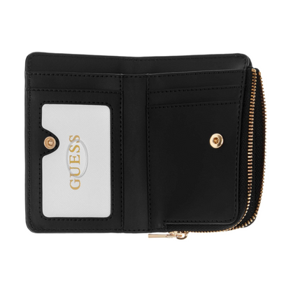 Guess Laurel II Women's Zip Around Purse Black ZG7459156