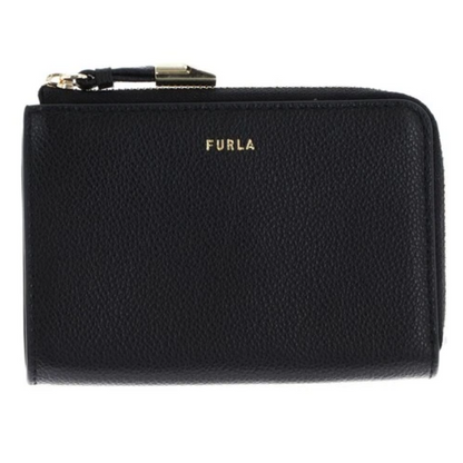 Furla Womens Furla Vitello Night Goccia Card Holder Black WP00470