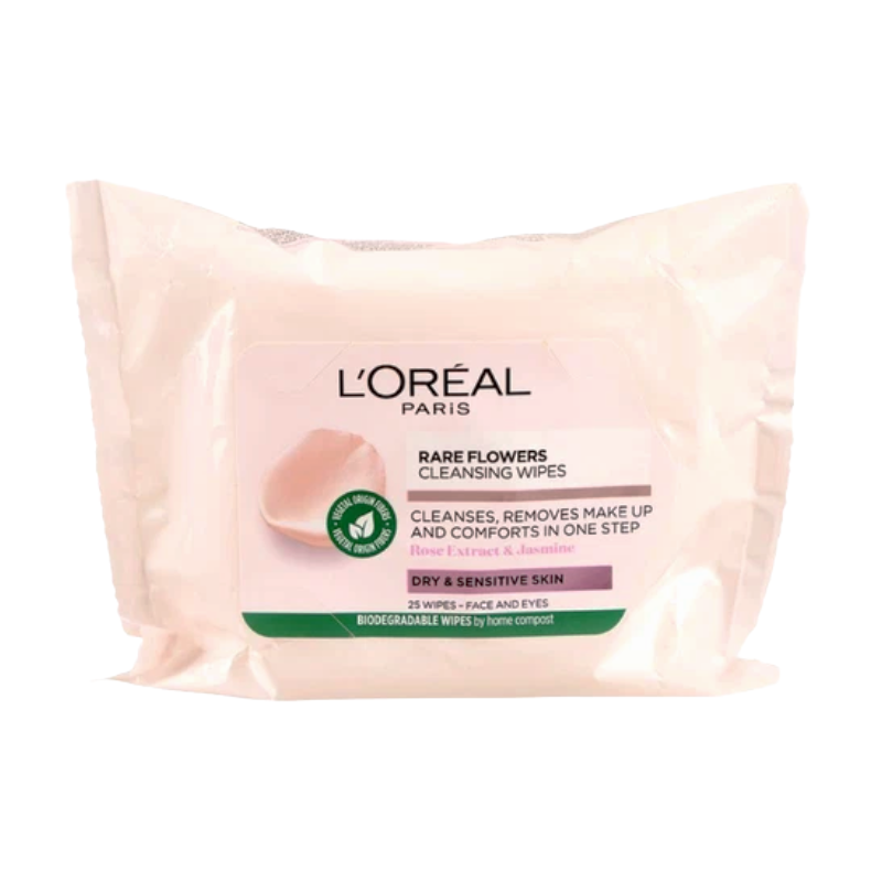 L'Oreal Fine Flowers Cleansing Wipes x25