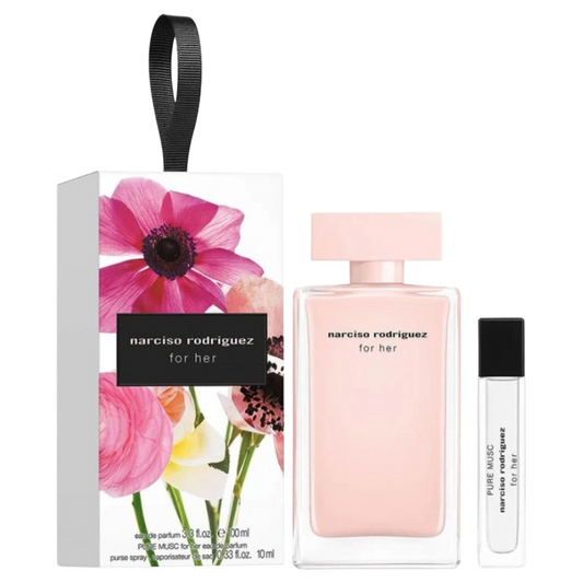 Narcisco Rodriguez Pure Musc 100ml & 10ml Eau De Parfum (Blemished Box)