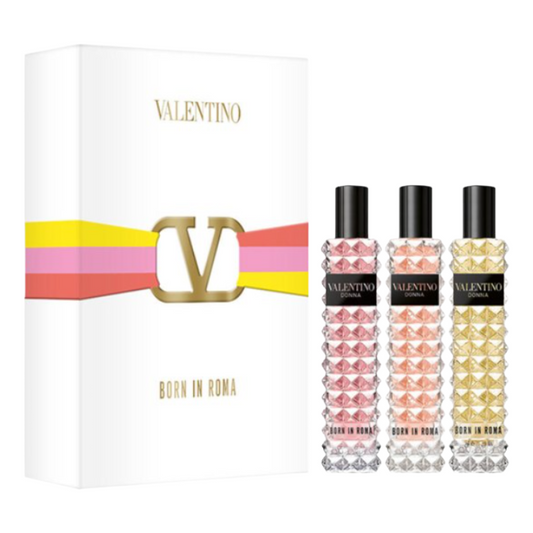 Valentino Born In Roma 3 x 15ml Eau De Parfum Gift Set 