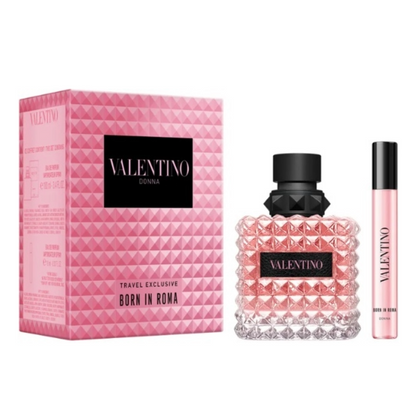 Valentino Donna Born In Roma 100ml Eau De Parfum & 10ml EDP Set (Blemished Box)
