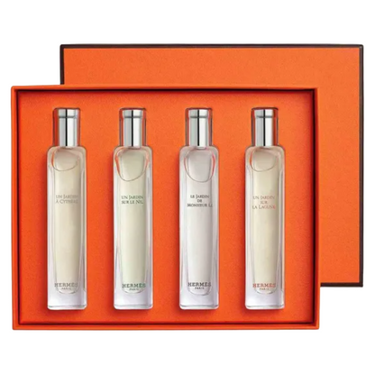 Hermes Collection Parfums Jardin 4 x 15 Eau De Toilette Gift Set