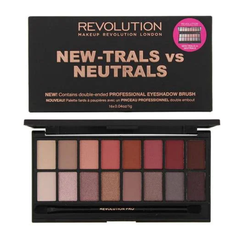 Revolution New-Trals Vs Neutrals Eyeshadow Palette 16g