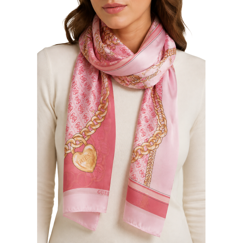 Guess Womens Scarf Pink AW5339POL03