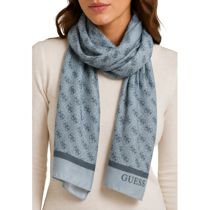 Guess Womens Scarf Slate Grey AW5341POL03