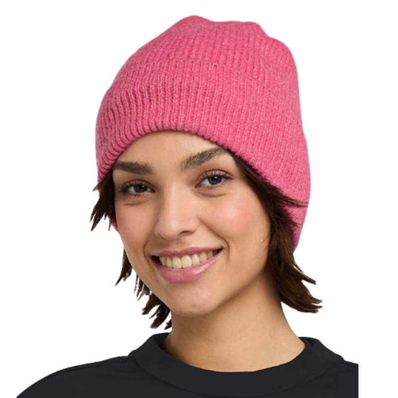 Jack Wolfskin Fuzzy Beanie Hat Bubblegum Pink A65238