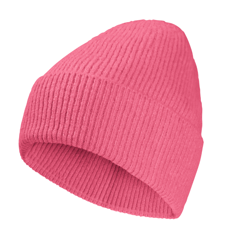 Jack Wolfskin Fuzzy Beanie Hat Bubblegum Pink A65238