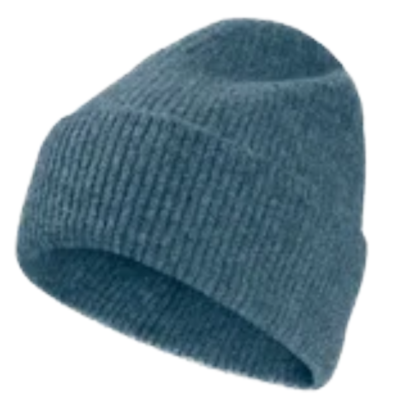 Jack Wolfskin Fuzzy Beanie Hat Aluminium Blue A65238