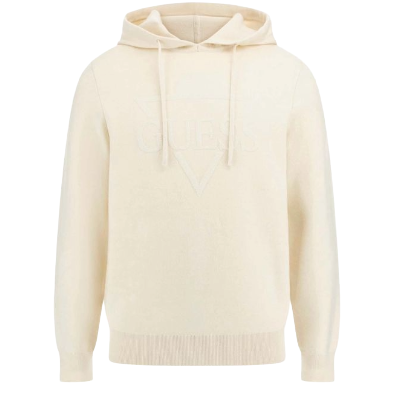 Guess Men's Logo French Terry Hoodie Jumper