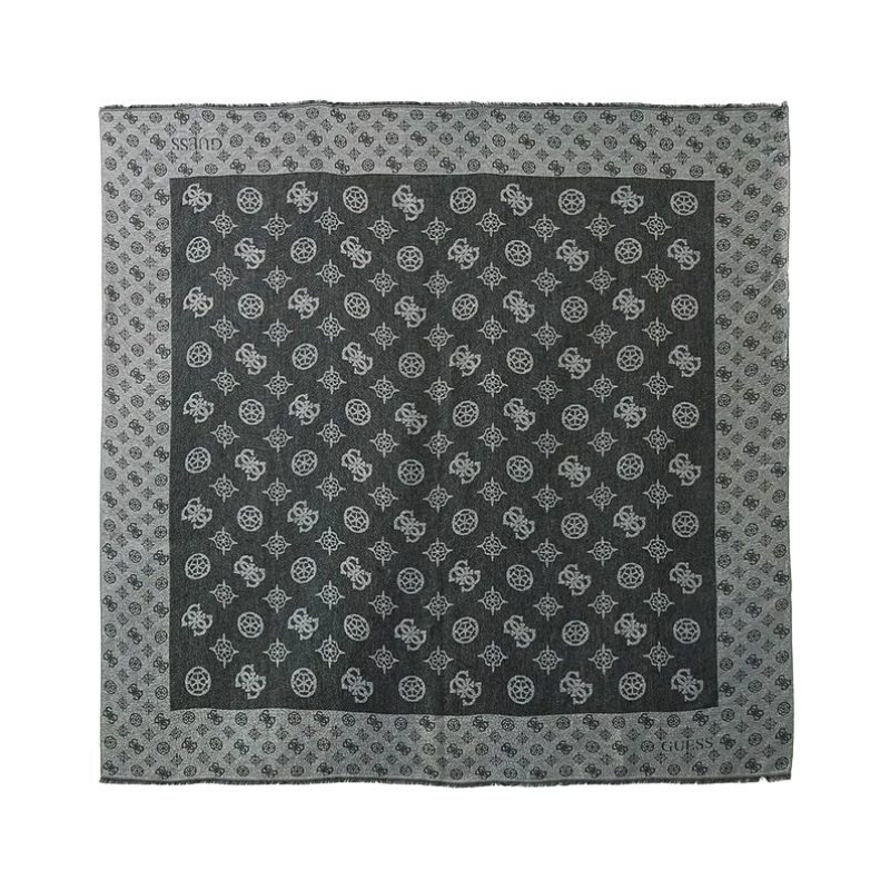 Guess Women's Scarf Black & Grey AW5150VIS03