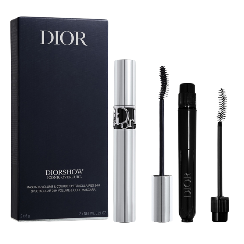 Diorshow Iconic Overcurl Volume & Curl Set 2 x 6g - Mascara and Refill (Blemished Box)