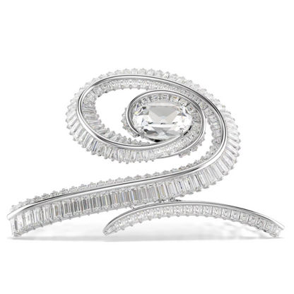 Swarovski Ariana x Grande Baguette White Rhodium Plated Hair Clip