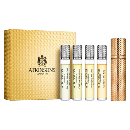 Atkinsons Oud Intense 4 x 10ml Eau De Parfum Travel Set