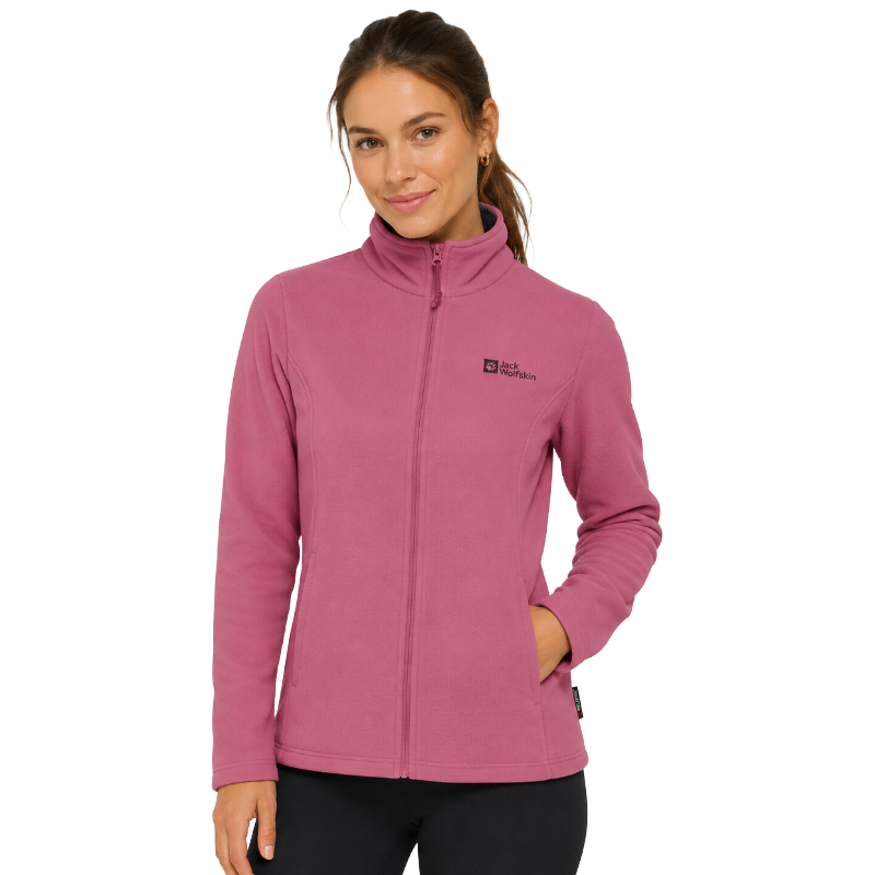 Jack Wolfskin Women's Outdoor Fleece Raisin Pink