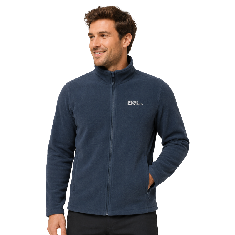 Jack Wolfskin Taunus FZ Outdoor Fleece Midnight Sky Blue