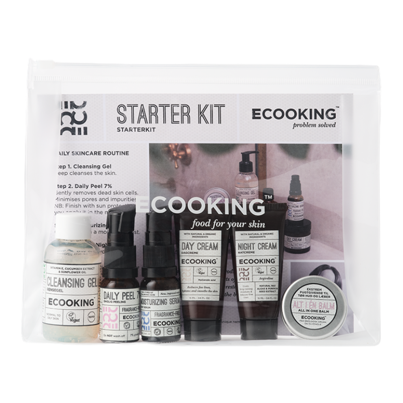 Ecooking Starter Kit Daily Skincare 6 Piece Set (Blemished Box)