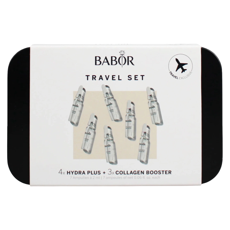 Babor Travel Set x4 Hydra Plus & x3 Collagen Boost 7 x 2ml