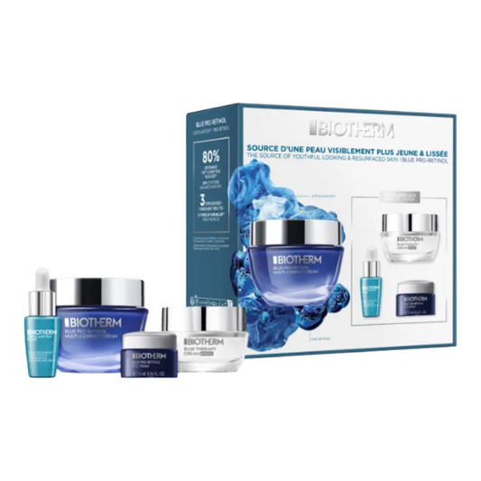 Biotherm Blue Pro-Retinol 4 Piece Skincare Routine Set