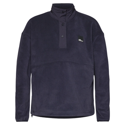 Jack Wolfskin Womens Sumetro Fleece Jumper HZ Dark Navy