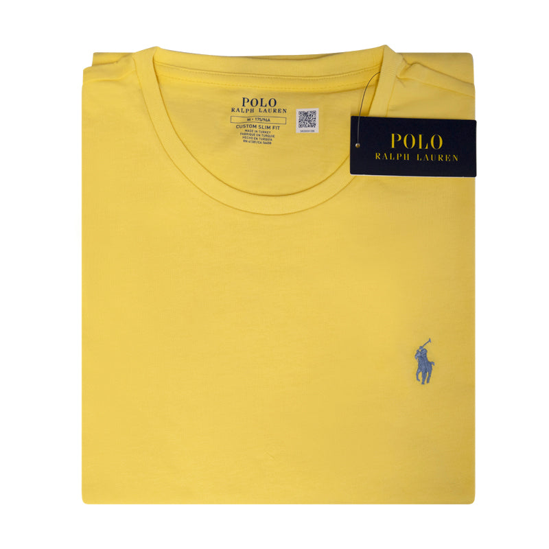 Ralph Lauren Polo Men's Custom Slim Fit T-Shirt Yellow
