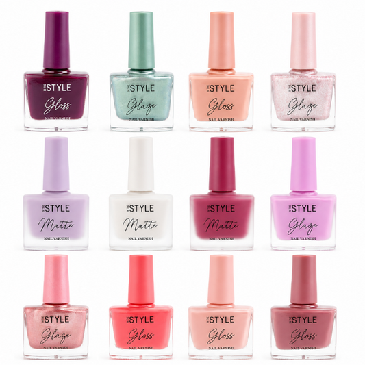In The Style Gloss Nail Varnish – Assorted 10 Mixed Pieces