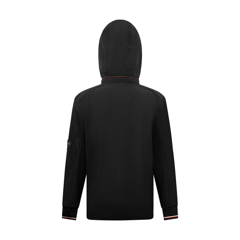 Tom Tailor Mens Outdoor Jacket Black