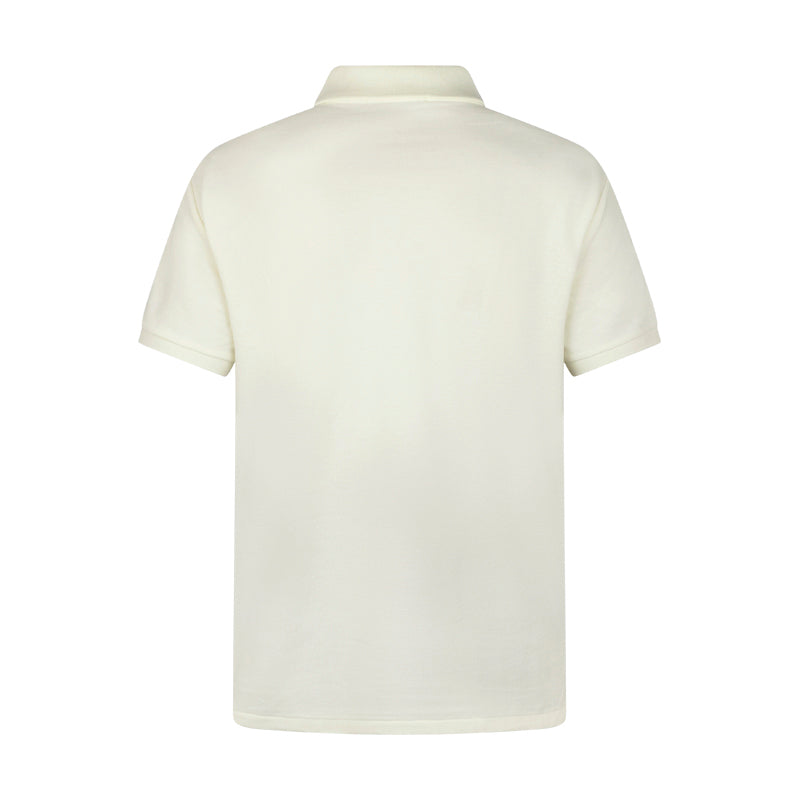 Ralph Lauren Polo Custom Slim Fit Polo Shirt Cream