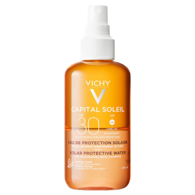 Vichy Capital Soleil 30 SPF Solar Protective Water 200ml (Blemished Box)