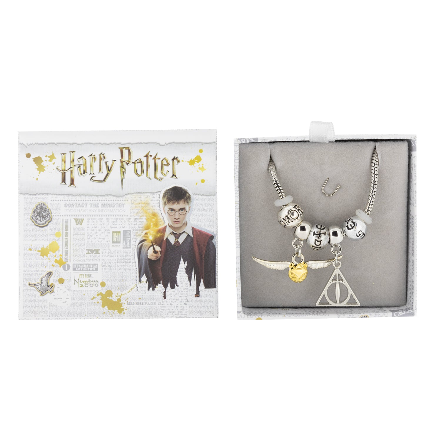 Harry Potter Silver Charm Bracelet