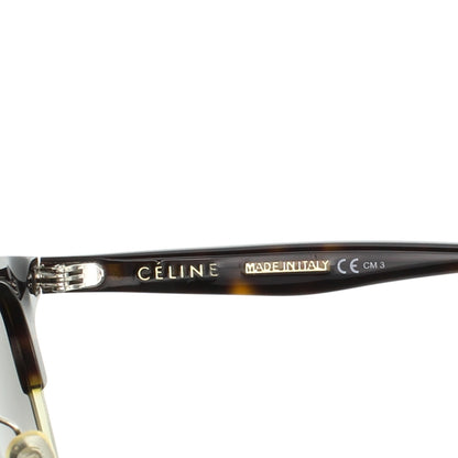 Celine Dark Havana Khaki Ladies Sunglasses CL 419394/S
